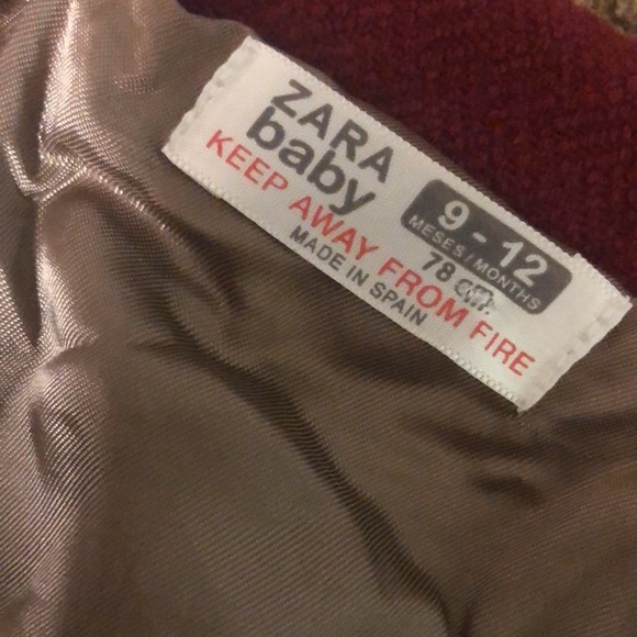 Zara Baby lined peacoat - Picture 3 of 4